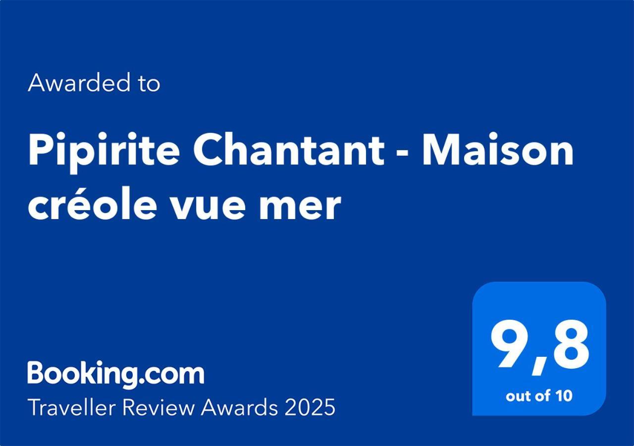 Pipirite Chantant - Maison Creole Vue Mer Sainte-Rose Exteriör bild